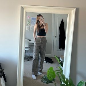 plaid pants from h&m